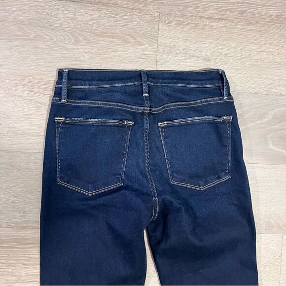 Frame Denim Le High Straight Jeans Cabana Raw Stagger Hem 27 - Picture 10 of 10